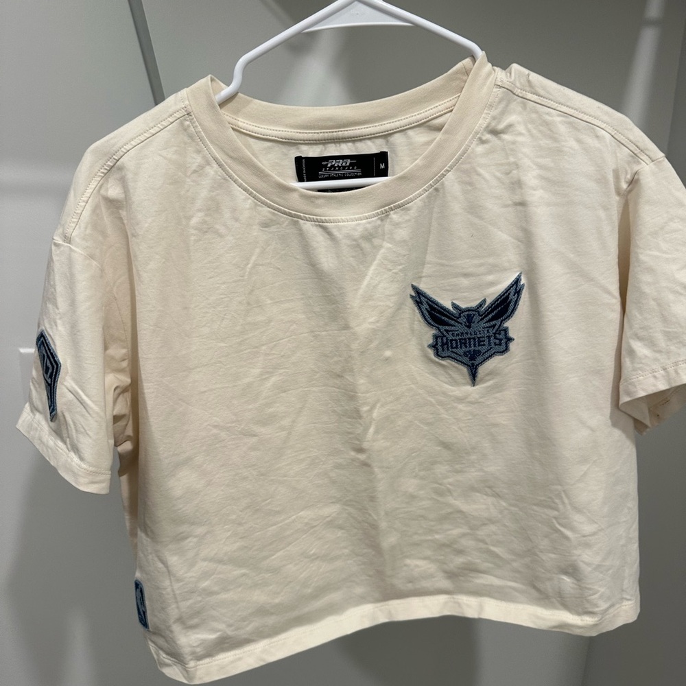Charlotte Hornets embroidered crop top
